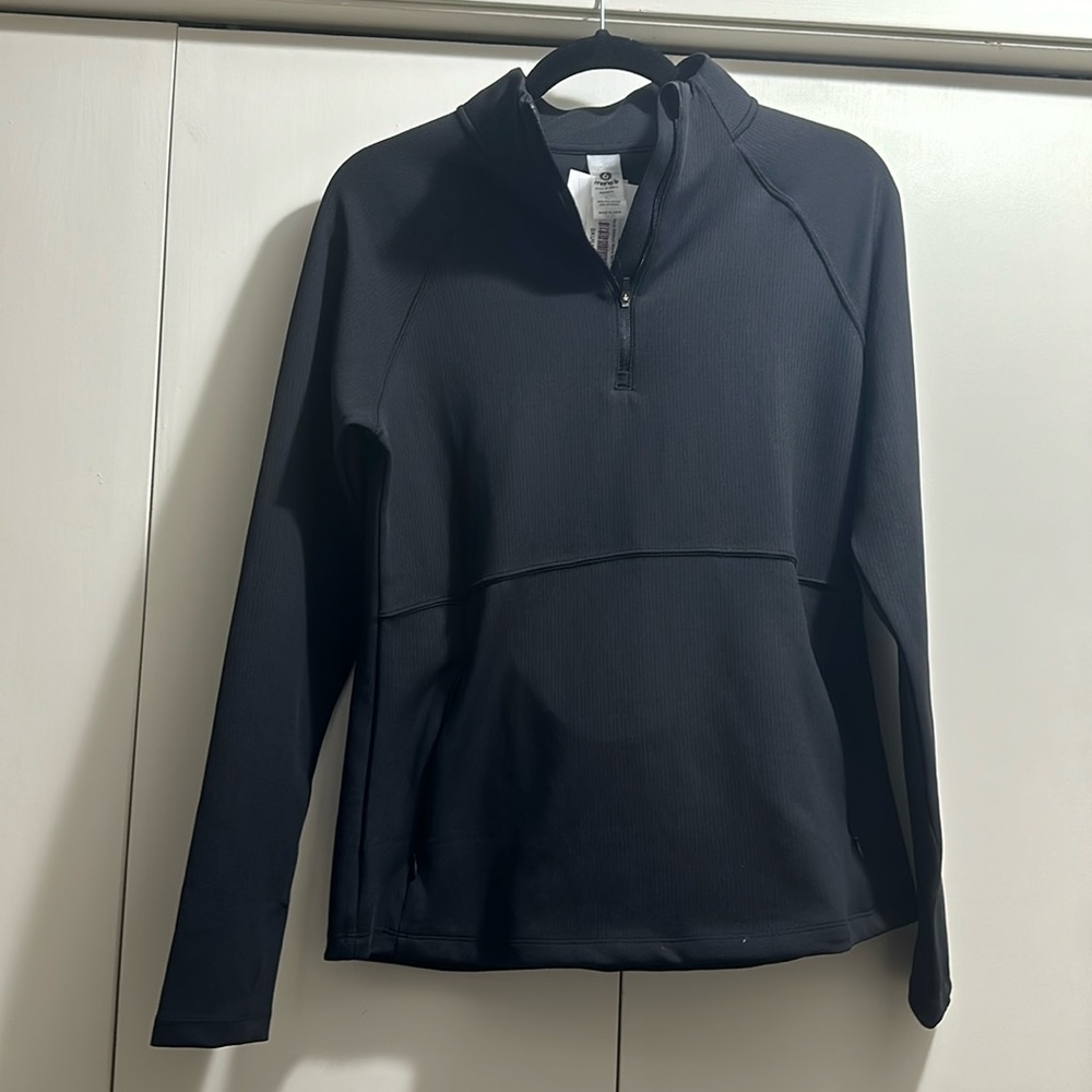 Black Active Zip Up